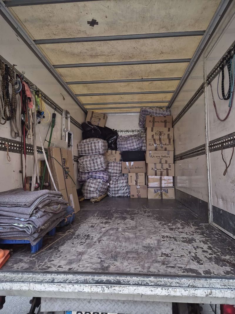 Cajas y bolsas organizadas